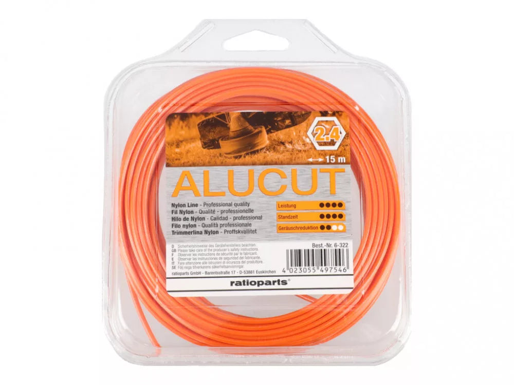 Damil – AluCut 2,4 mm Hatszög damil 15 m
