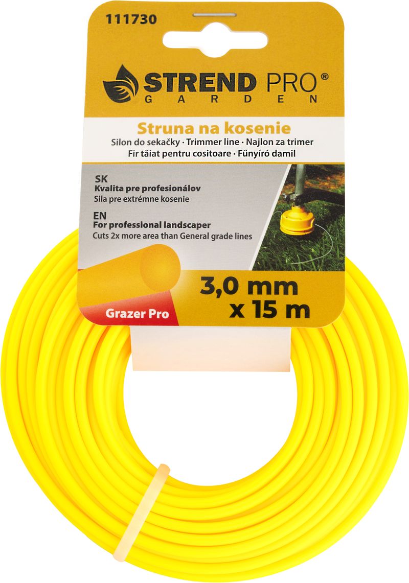 Damil vágáshoz Grazer Pro 3,0 mm, H-15 m, kerek