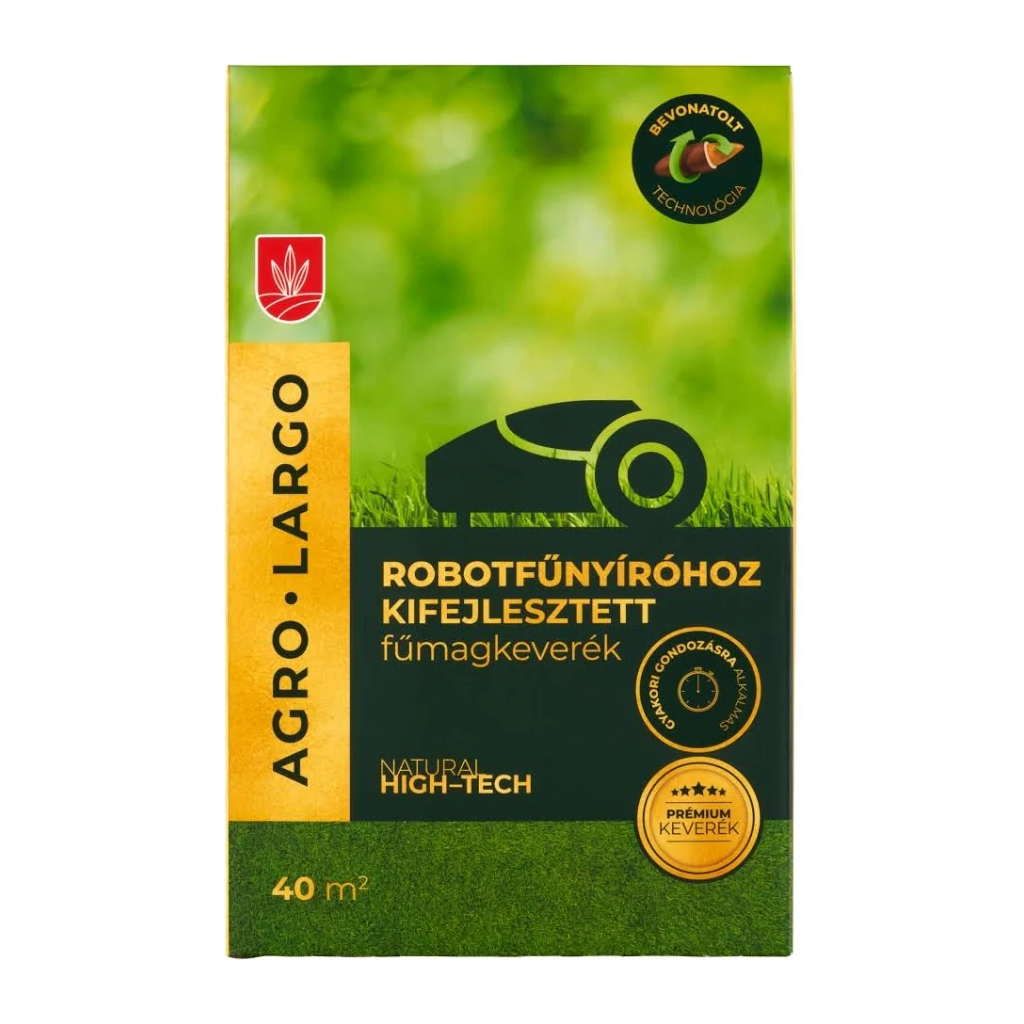 Agro robotfűnyíróhoz fejlesztett fűmagkeverék