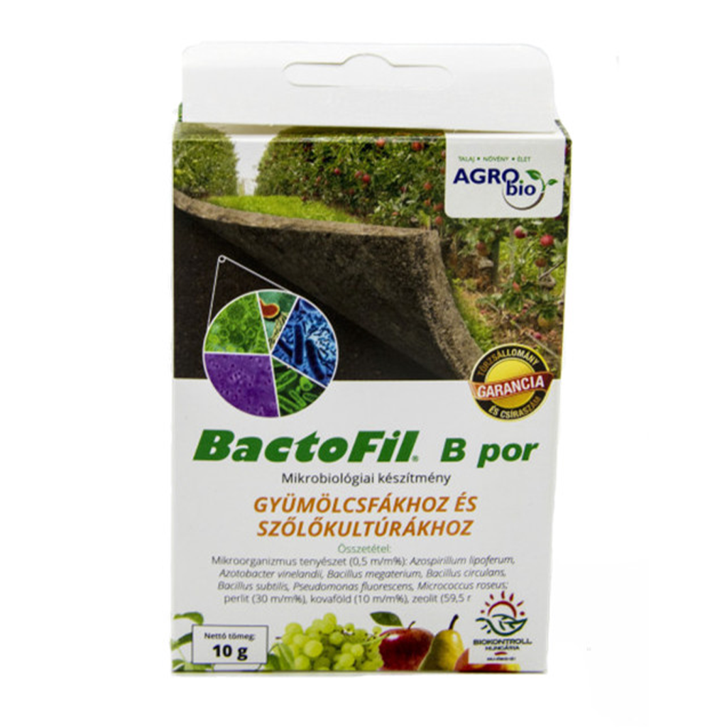 BactoFil B por gyümölcsfákhoz, díszfákhoz és szőlőhöz