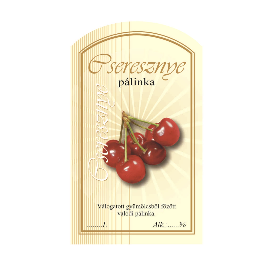 Öntapadó pálinka címke (10db)