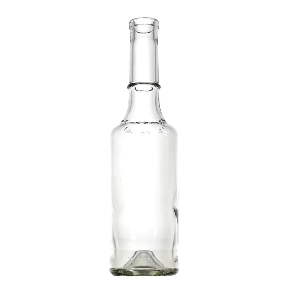 Pálinkás üveg Magyar Nemzeti mintával (0,5L)
