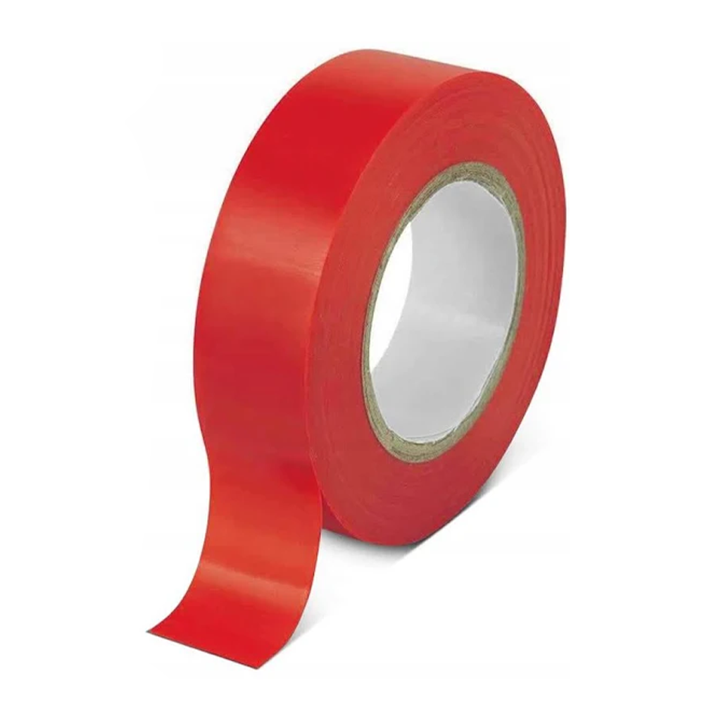 Piros PVC szigetelőszalag