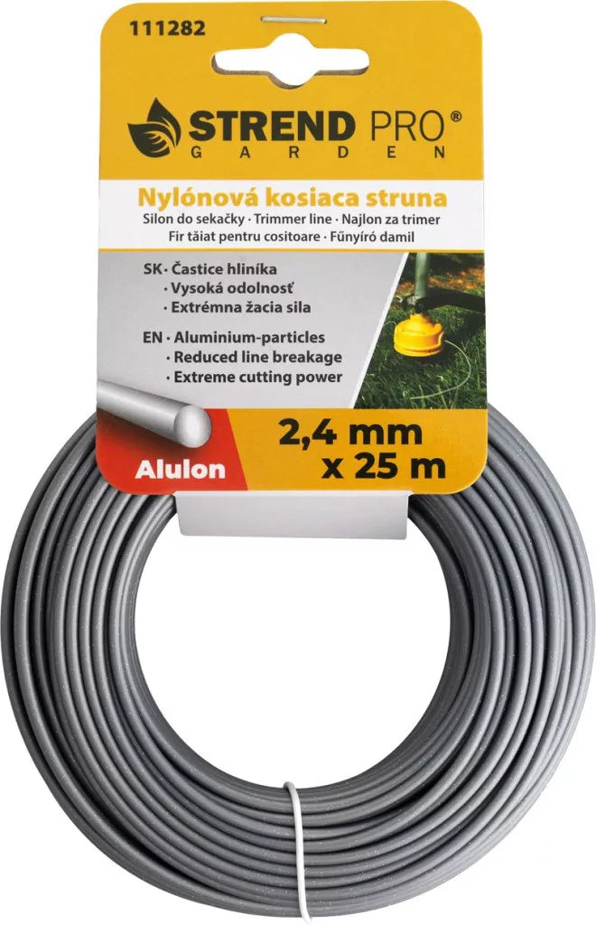 Damil vágáshoz Alulon 2,4 mm, -25 m, kerek