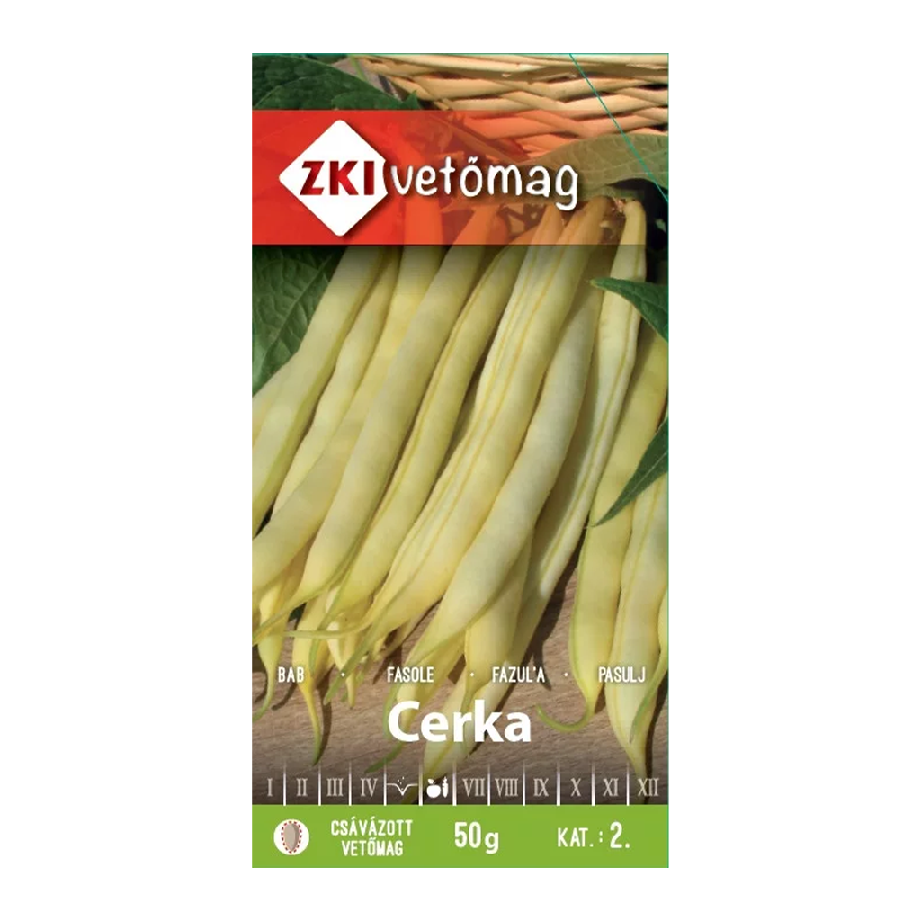 ZKI Cerka sárgahüvelyű bokorbab