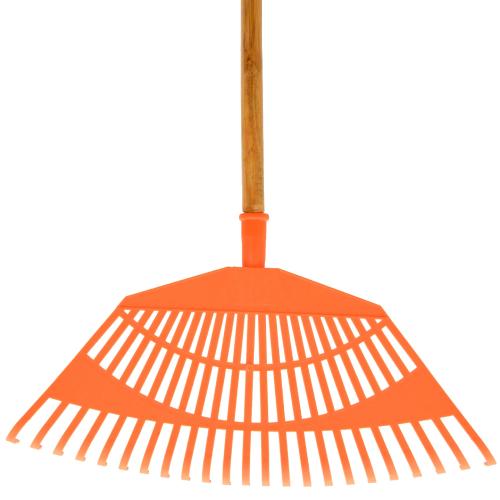 Műanyag lombseprű, 23 fogú, 40 cm