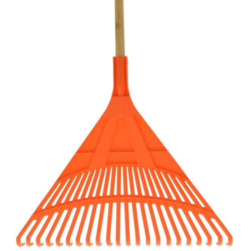 Műanyag lombseprű, 24 fogú, 61 cm