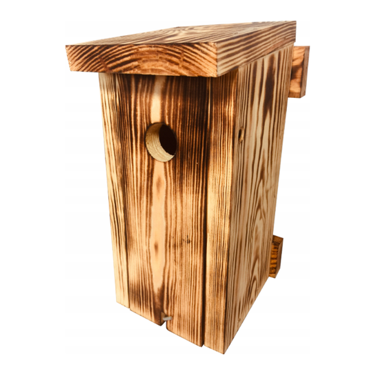 Fa cinegeodú – égetett, barnított, 30 × 18 × 13 cm